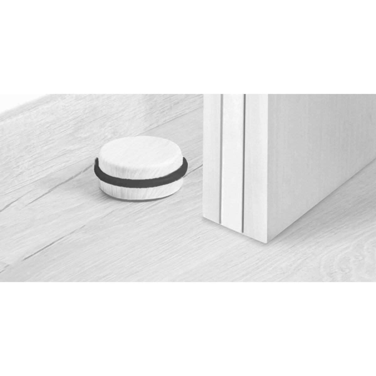 Batente Adesivo Redondo Branco Extra Forte Branco-3