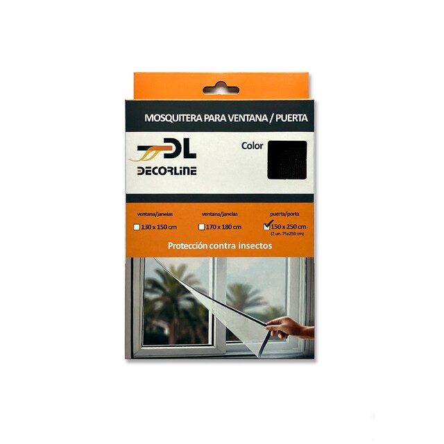 Mosquitera adhesiva para puertas y ventanas