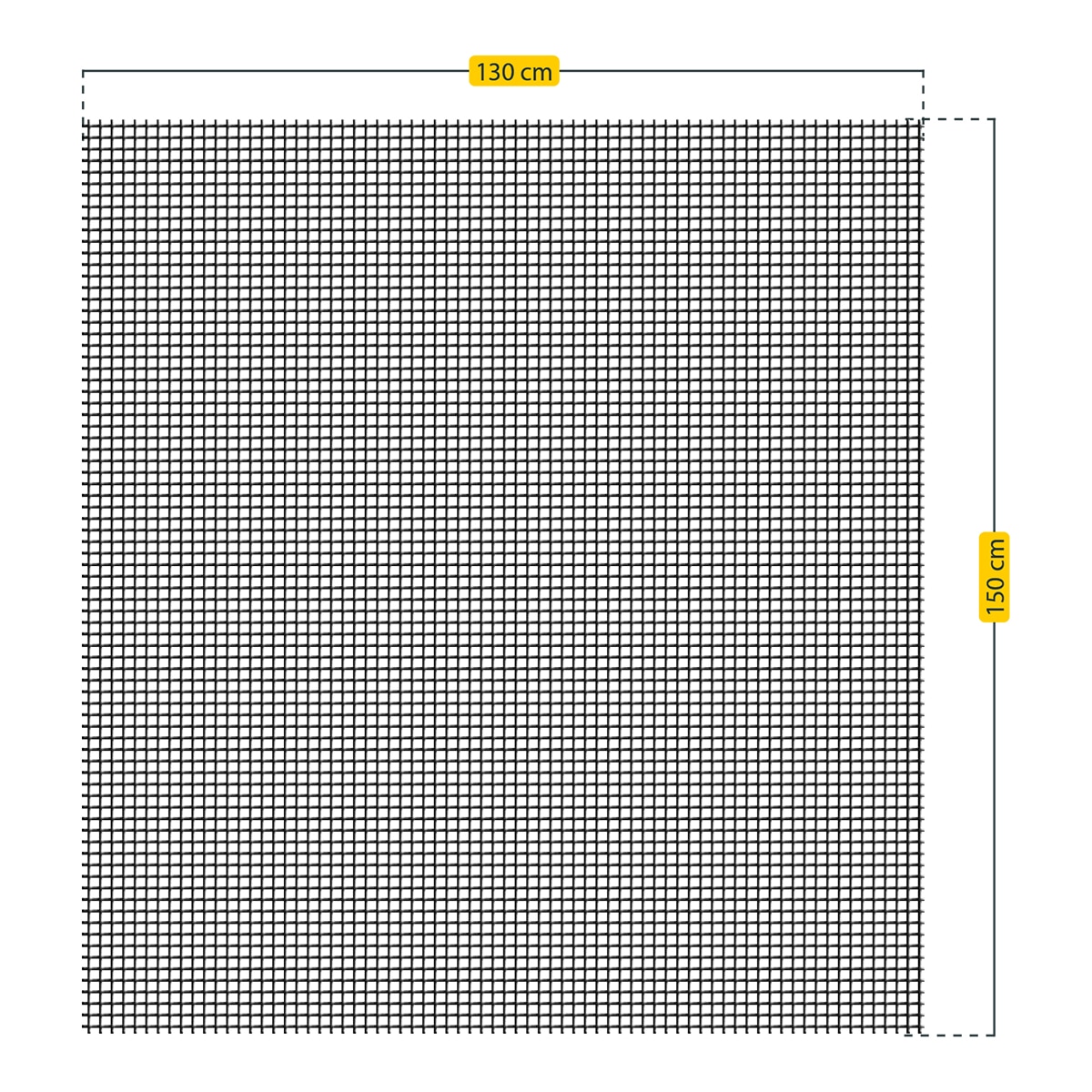 Kit Mosquitera 130 x 150 cm Antracita-4
