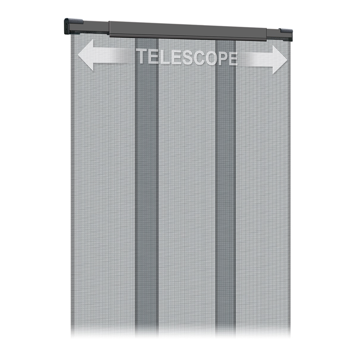 Imagem 0 de Rede Mosquiteira Telescópico para Portas - 95x220 cm