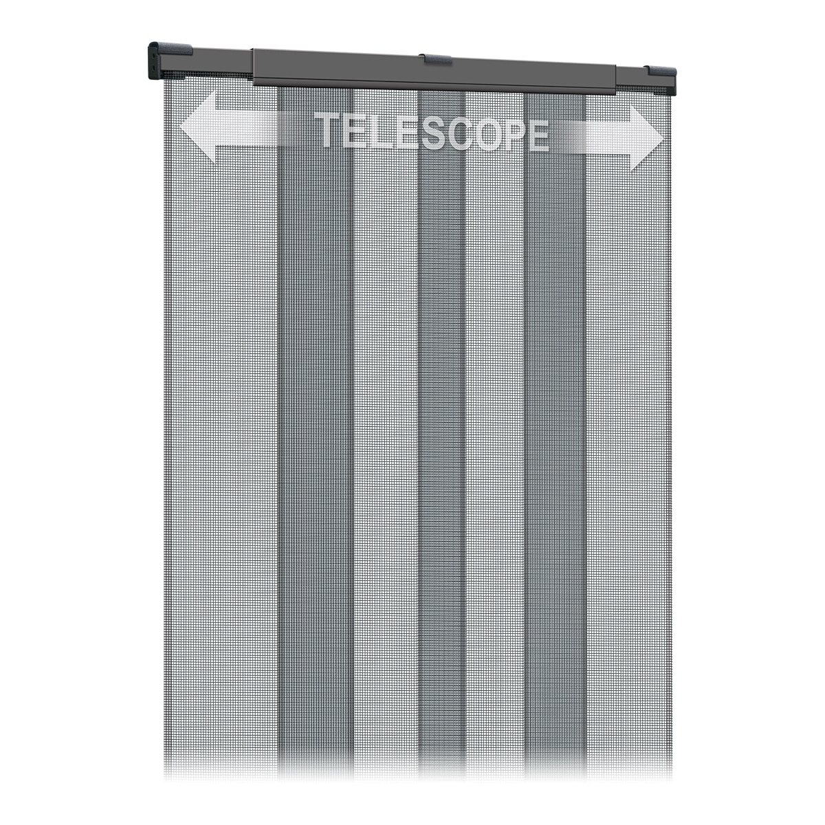 Imagem 0 de Rede Mosquiteira Telescópico para Portas - 130x250 cm