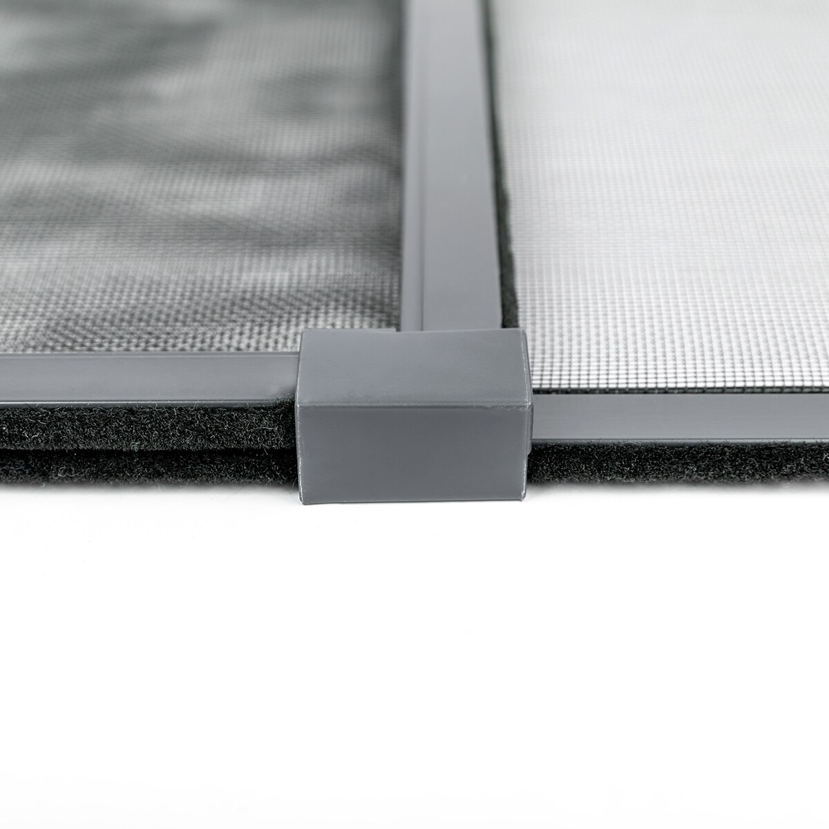 Rede Mosquiteira Fixa Extensível para Janelas Corrediças - 75 a 142 cm Antracite-2