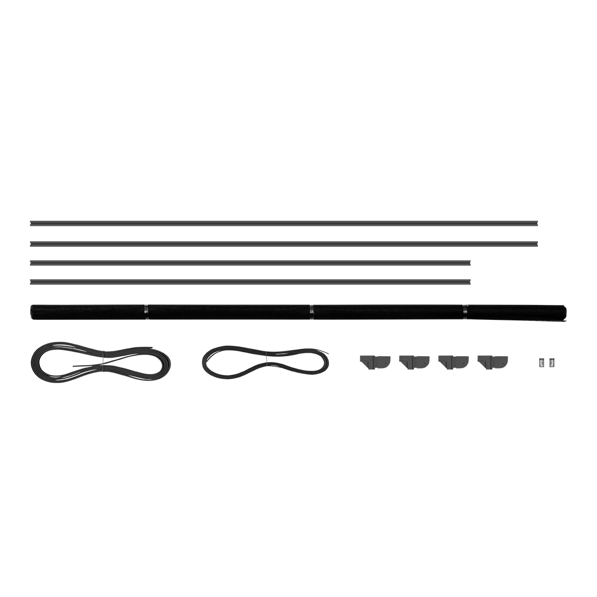 Mosquitera Magnética para Ventanas 130 x 150 cm Negro-2