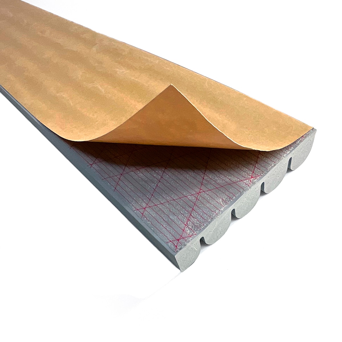 Tope Protector Ondas Paredes Garaje Gris-3