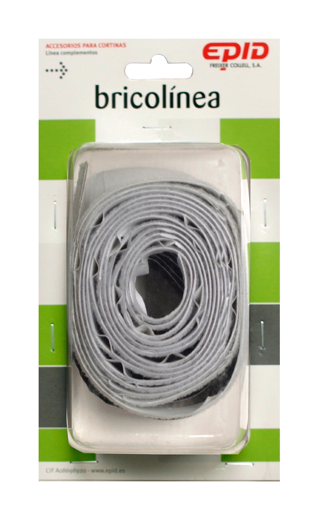 Cinta Mosquiteras Gancho Bucle 2,5 m Blanco-2