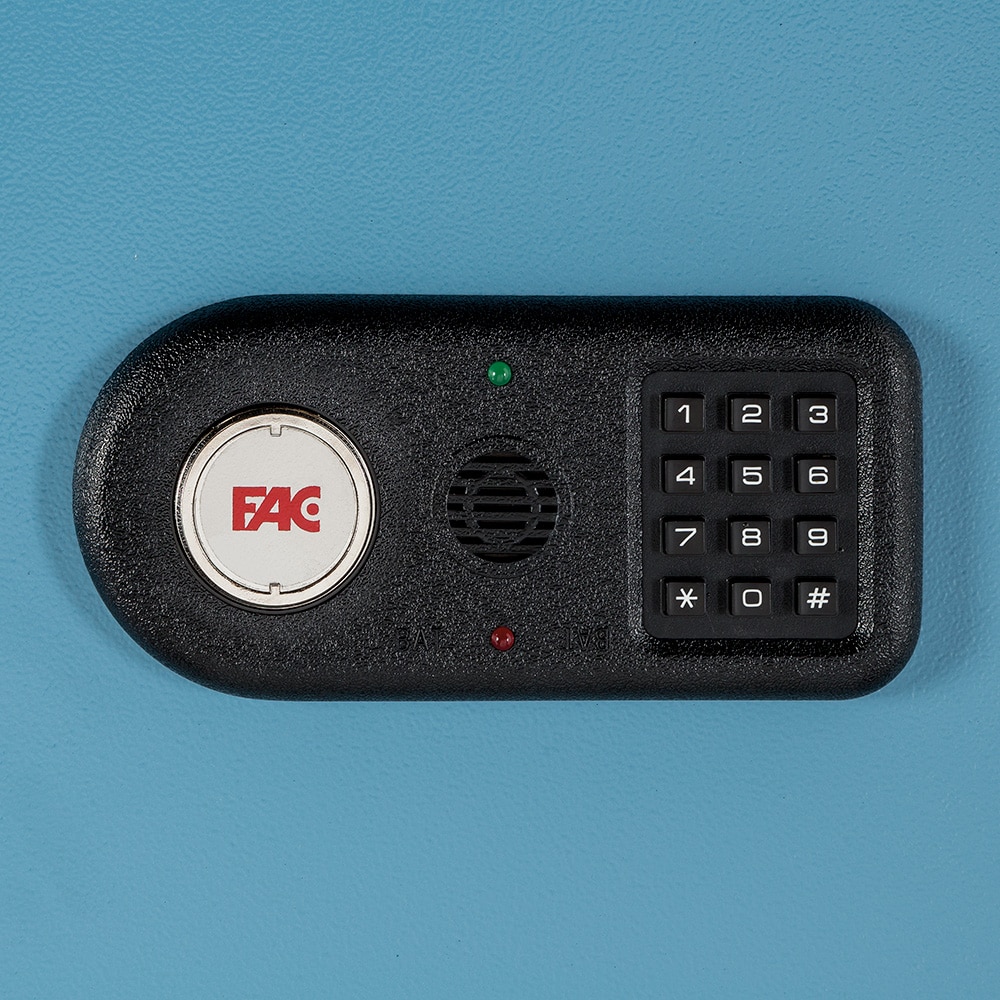 Caja Fuerte Electrónica de Empotrar a Pared 104-IE Evolución Azul / Negro-3