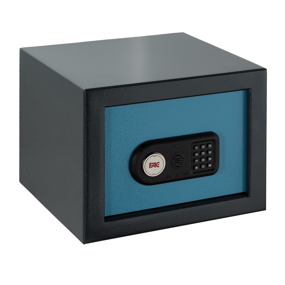 Caja Fuerte Electrónica de Sobreponer 102-IES Evolución Azul / Negro-1
