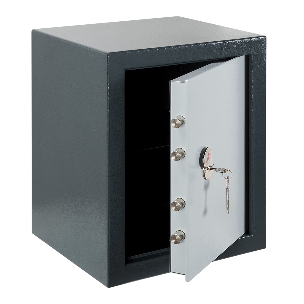 Caja Fuerte de Sobreponer 104-SLL Gris-2