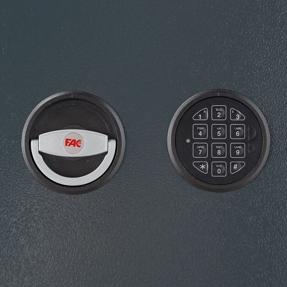 Cofre Eletrónico de Sobrepor Rasha 101-ES Metalizado-3