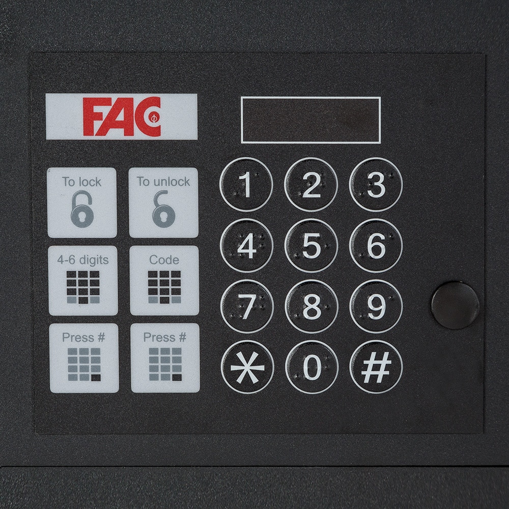 Caja Fuerte Electrónica de Sobreponer Hotel Negro-3