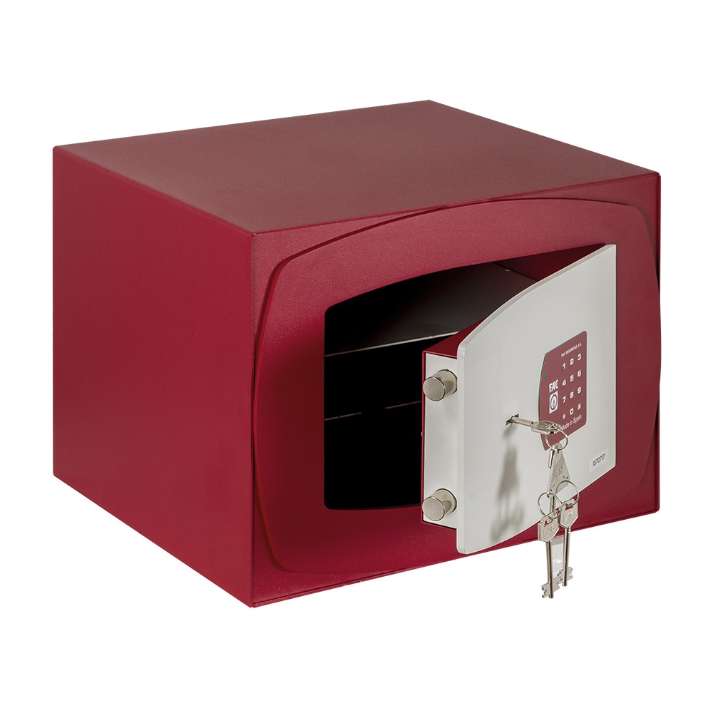 Caja Fuerte Electrónica de Sobreponer Red Box 2-ES Blanco / Rojo-2