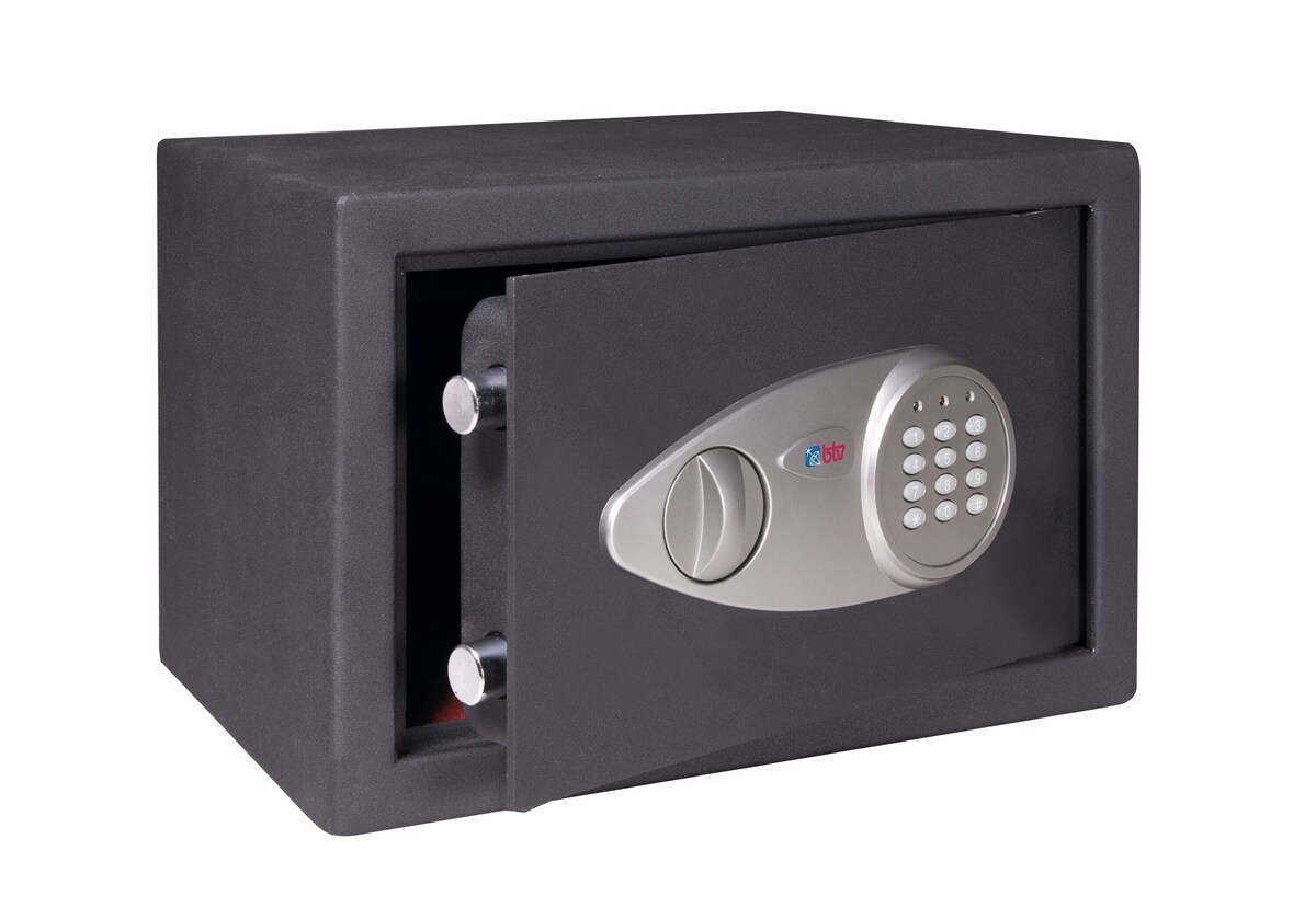 Caja Fuerte Electrónica de Sobreponer Alpha 25 Negro-2