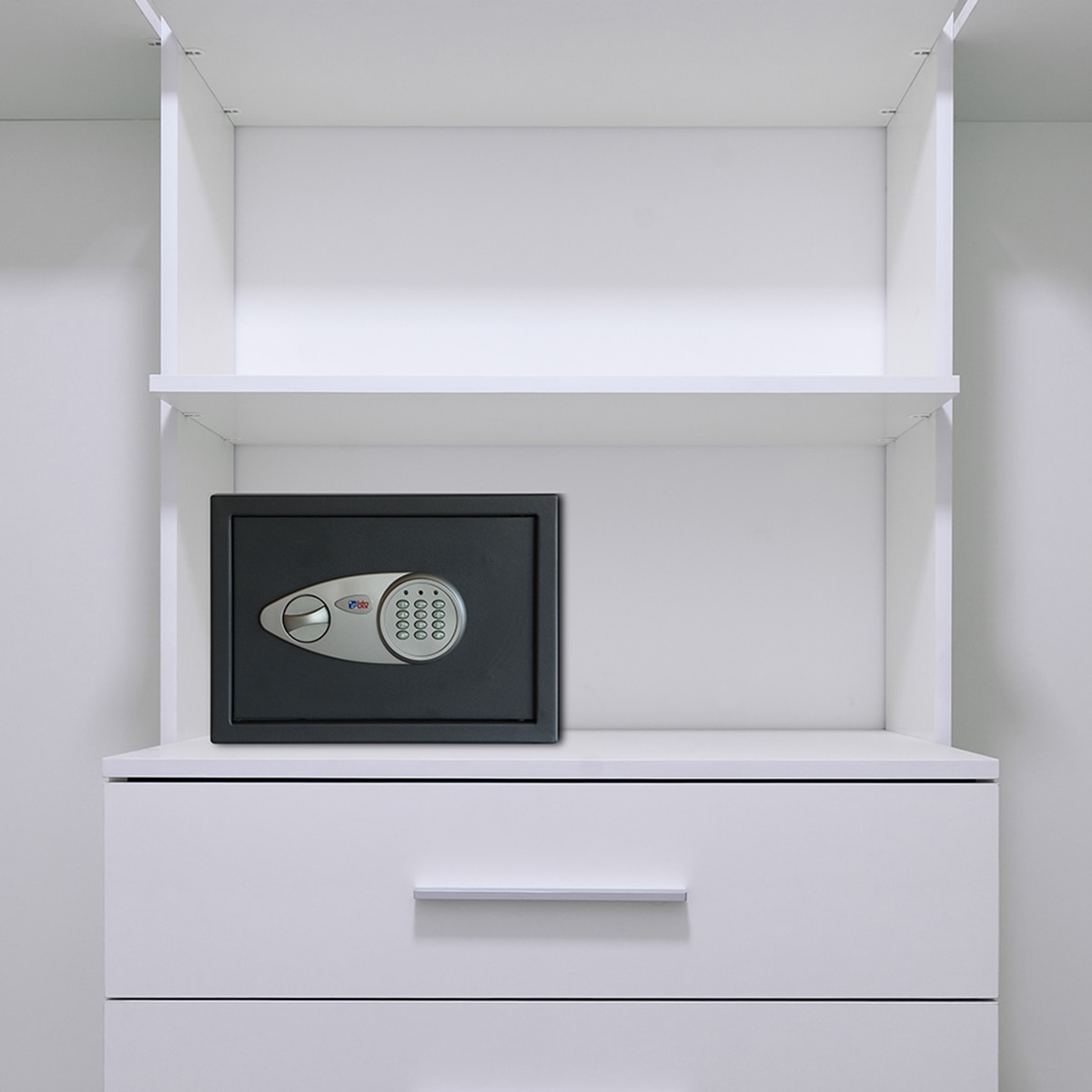 Caja Fuerte Electrónica de Sobreponer Alpha 25 Negro-5