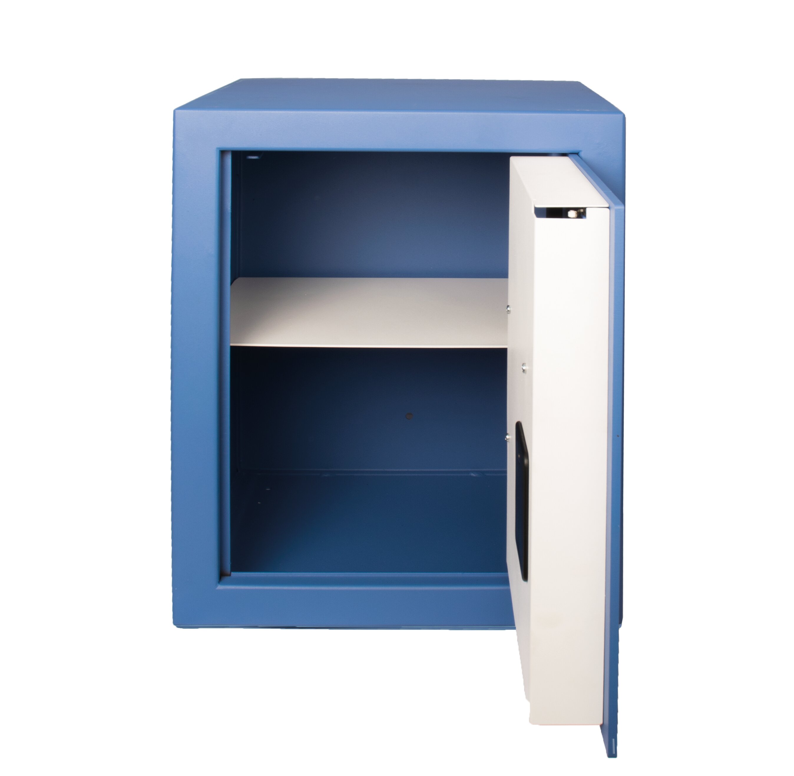 Caja Fuerte Motorizada Apertura App Móvil Azul-2