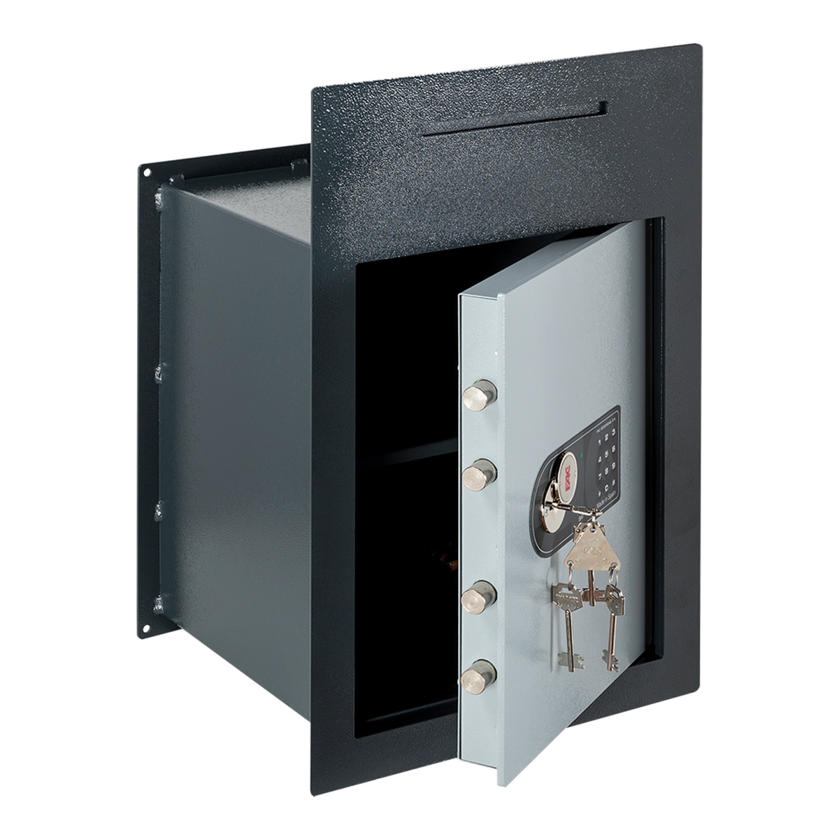 Caja Fuerte Electrónica de Empotrar 105 EB Gris oscuro / Gris claro-2