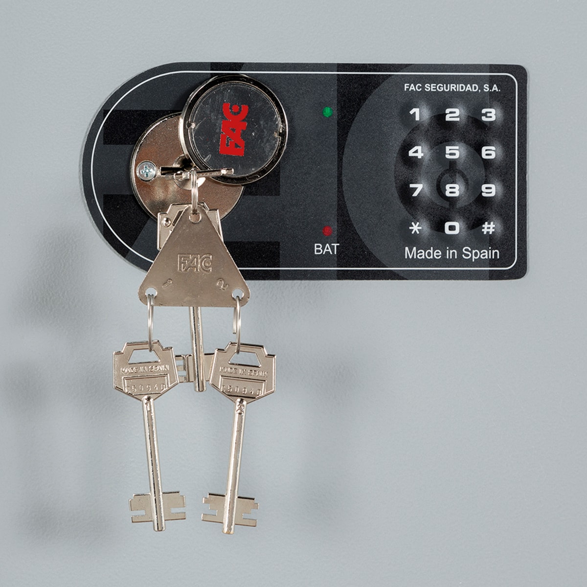 Caja Fuerte de Empotrar 103-E Plus Rasha Telescópica Gris claro-3