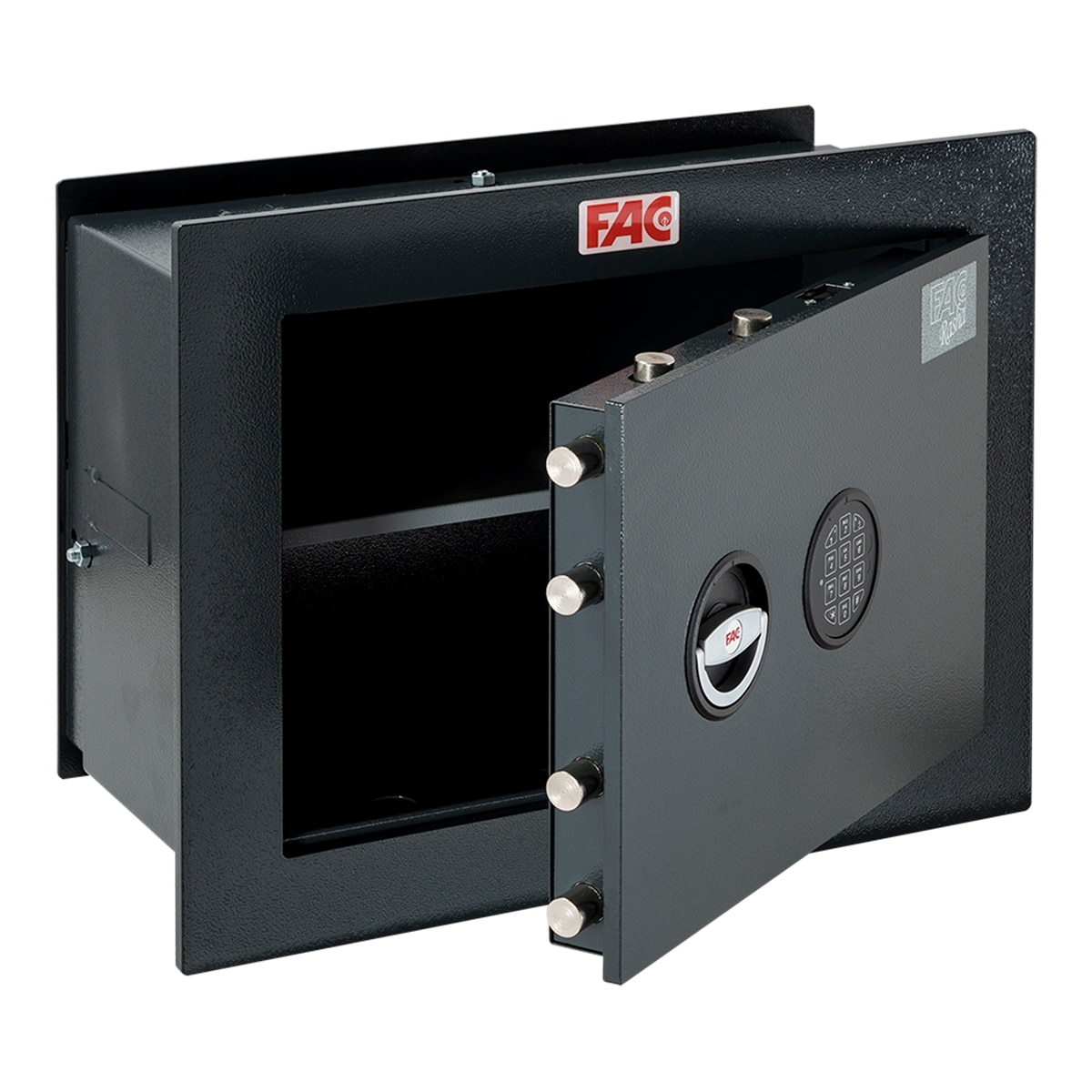Caja Fuerte de Empotrar 103-E Rasha Telescópica Gris Antracita-2
