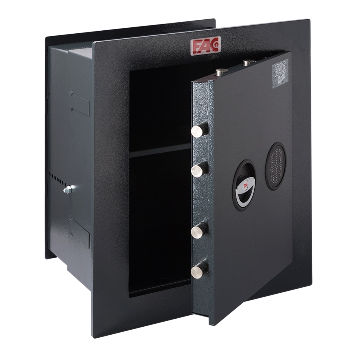Caja Fuerte de Empotrar 104-E Rasha Telescópica Gris Antracita-2