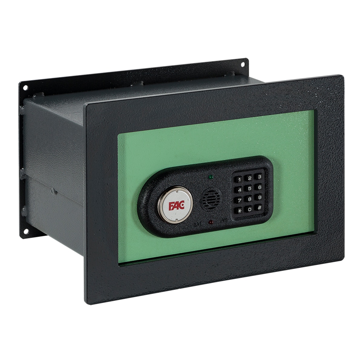 Caja Fuerte de Empotrar Evolución 101 IES con Sistema Integral Gris oscuro / Verde-1