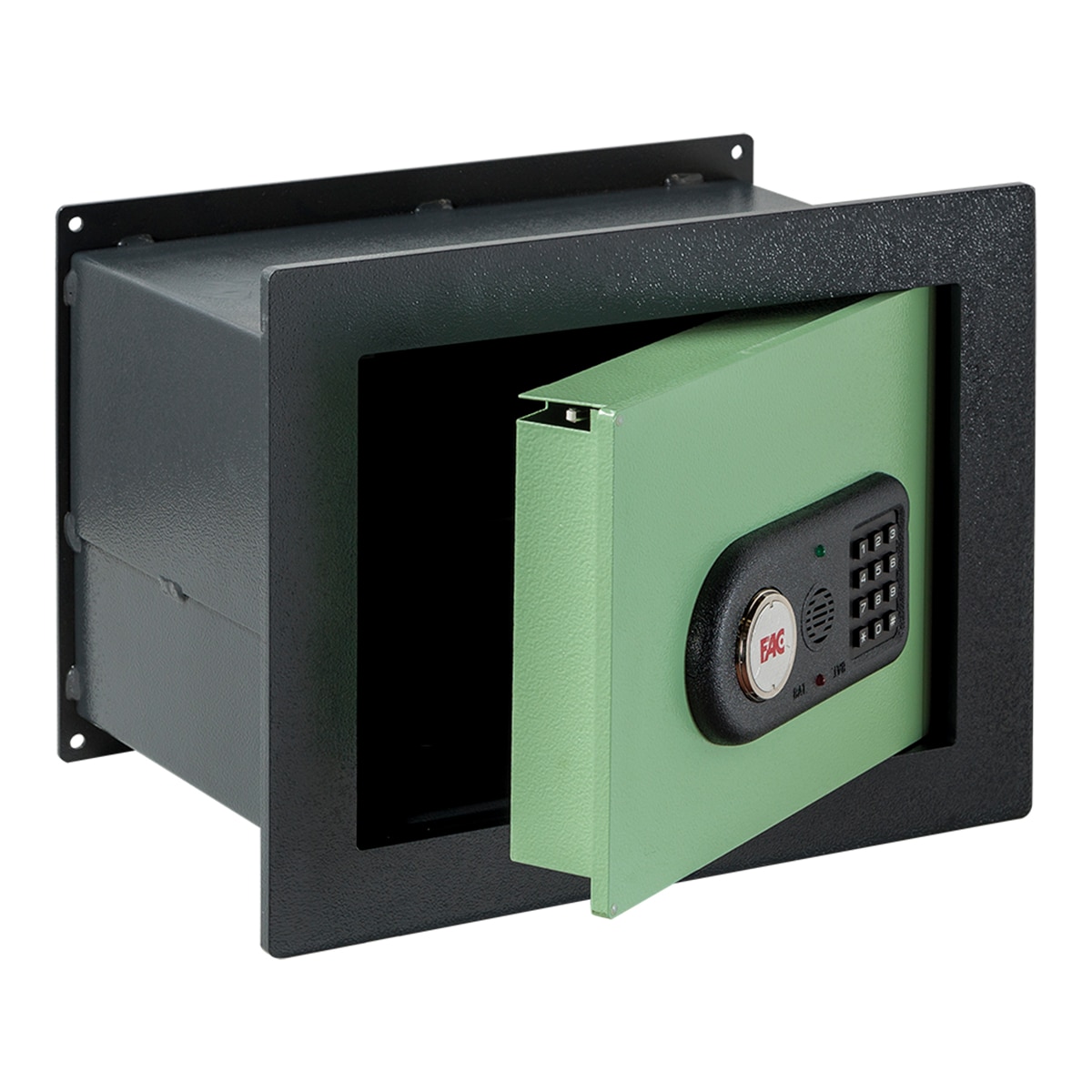 Caja Fuerte de Empotrar Evolución 102 IE con Sistema Integral Gris oscuro / Verde-2