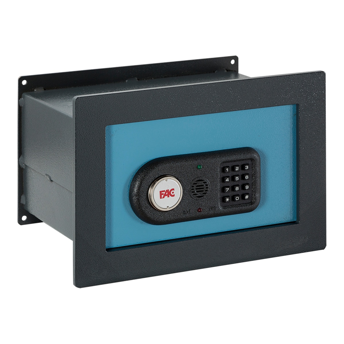 Caja Fuerte de Empotrar Evolución 101 IES con Sistema Integral Gris oscuro / Azul petróleo-1