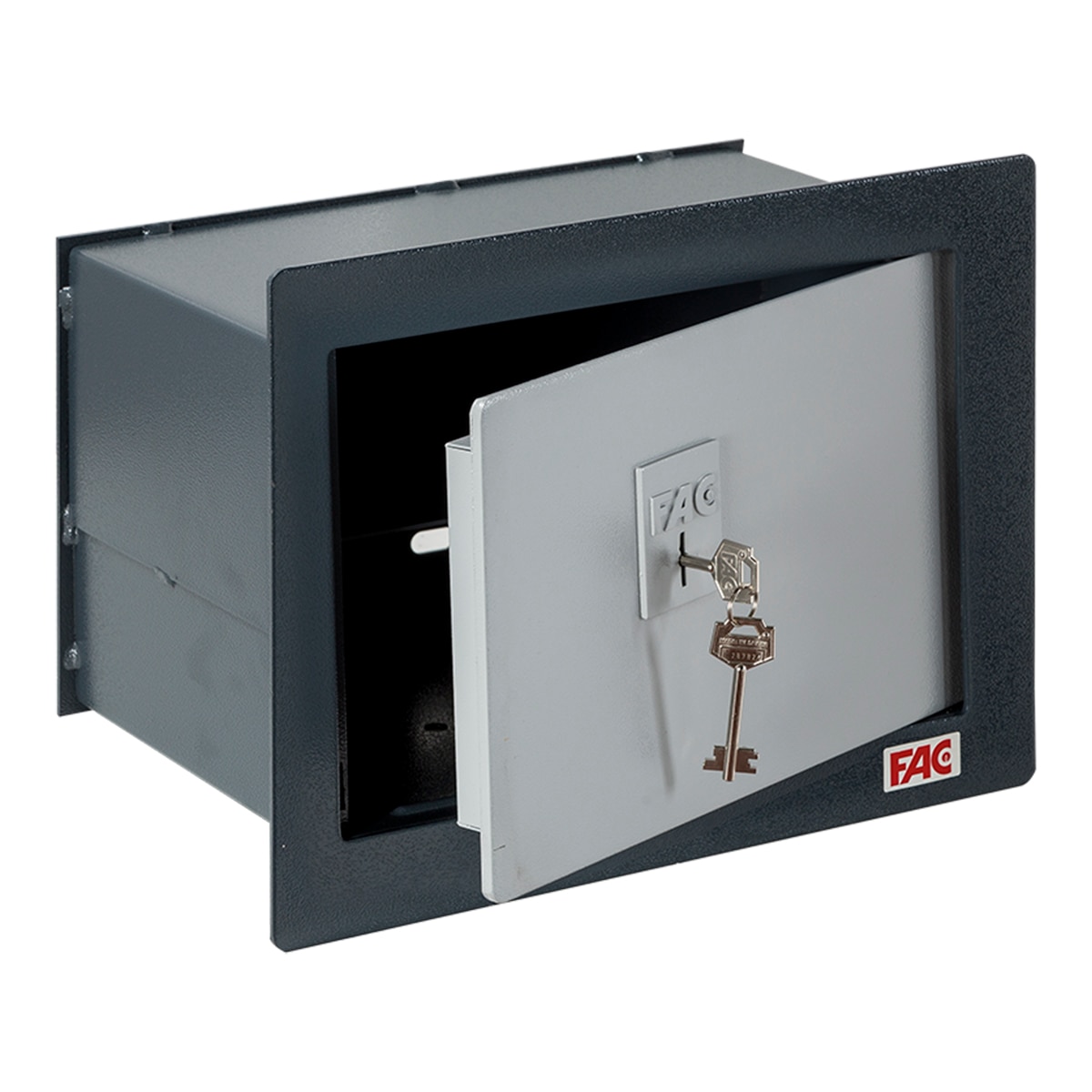 Caja Fuerte de Empotrar a Pared 102-ILL con Sistema Integral Gris-2