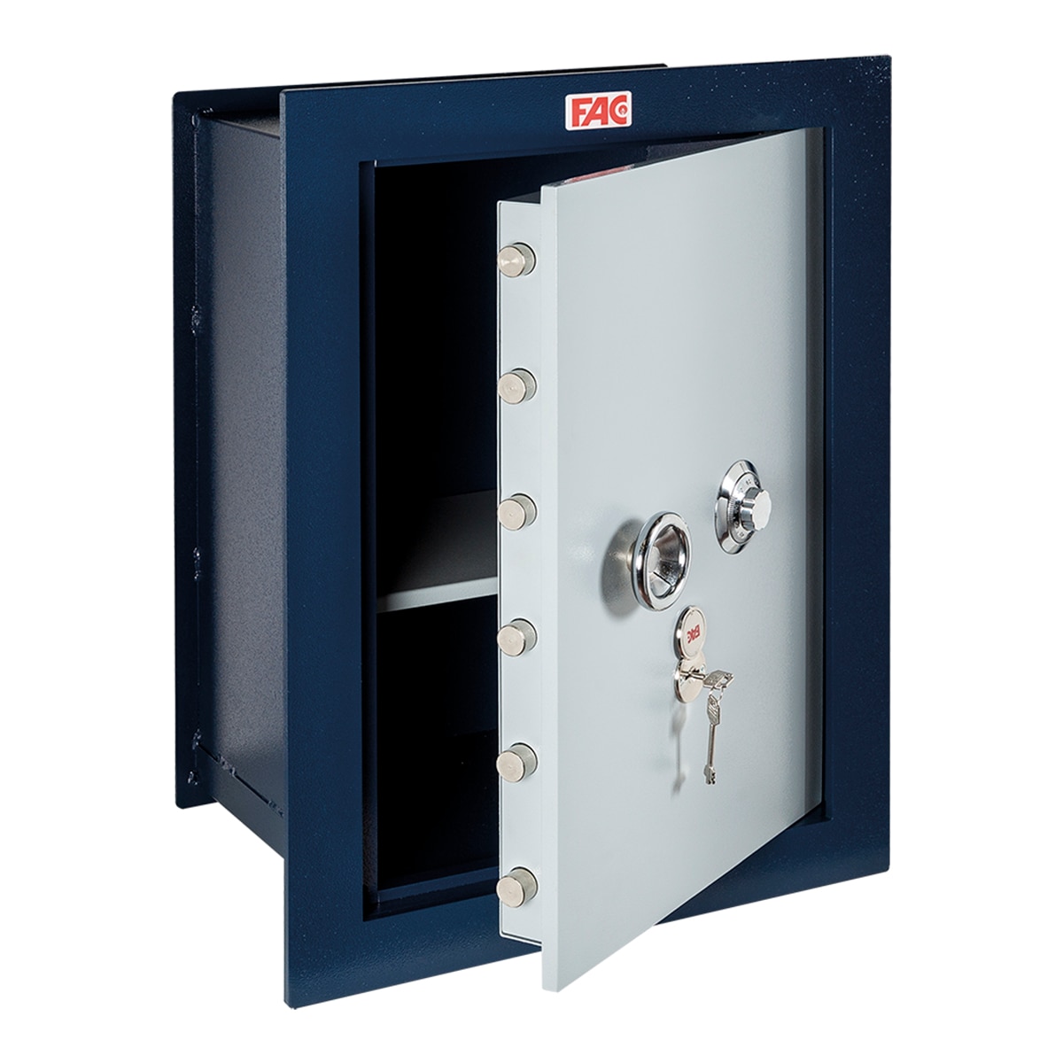 Caja Fuerte de Empotrar 2083-C V2 Azul-2