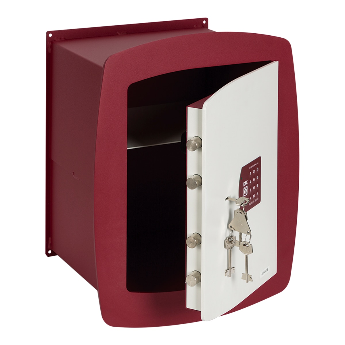 Caja Fuerte de Empotrar Redbox 4-E Rojo / Beige-2