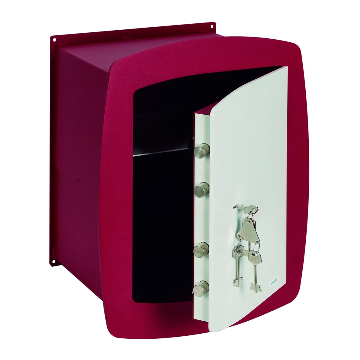 Caja Fuerte de Empotrar Redbox 4-LL Rojo / Beige-2
