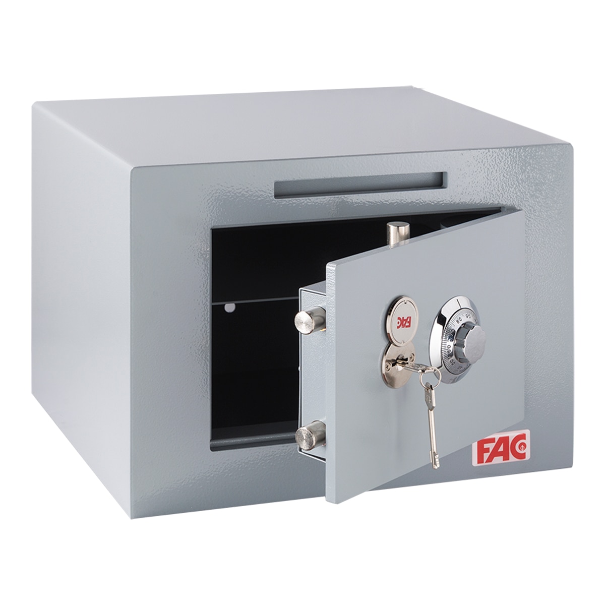 Caja Fuerte de Sobreponer 102-MS Plus con Buzón Gris-2