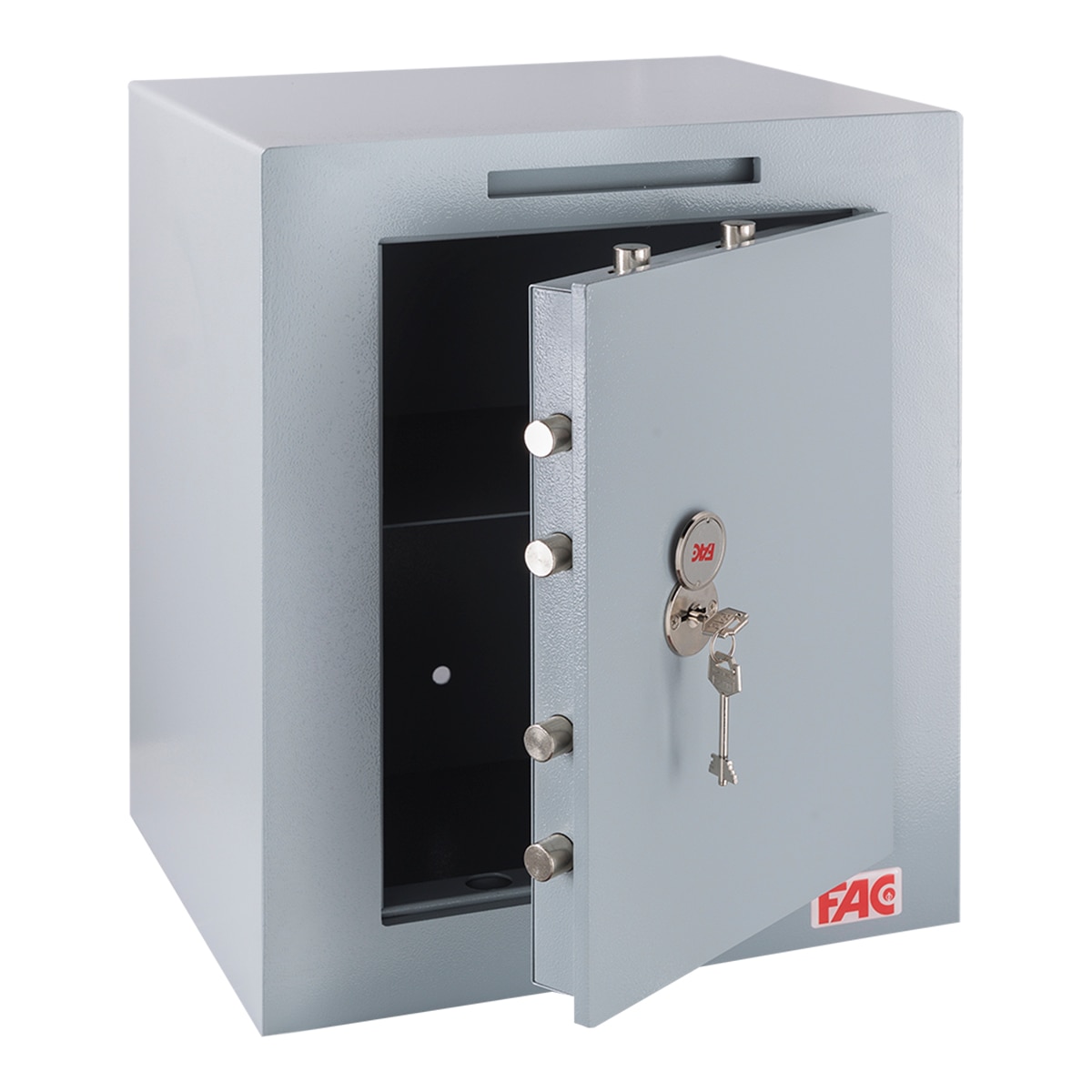 Caja Fuerte de Sobreponer 104-SLL B Plus con Buzón Gris-2