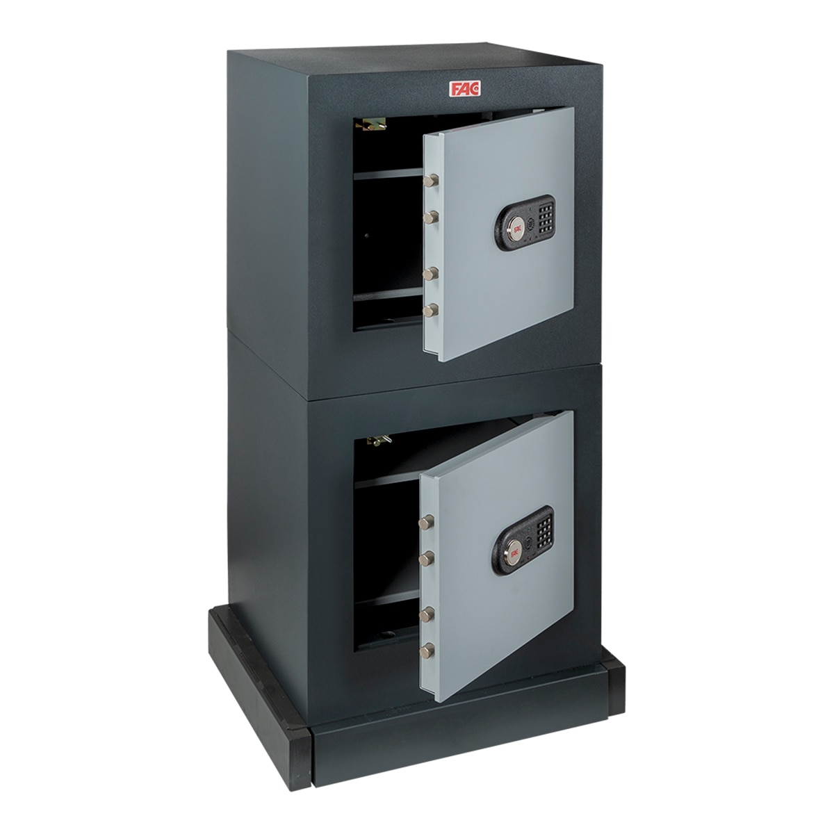 Caja Fuerte de Sobreponer 411 V/2 Gris oscuro / Gris claro-2