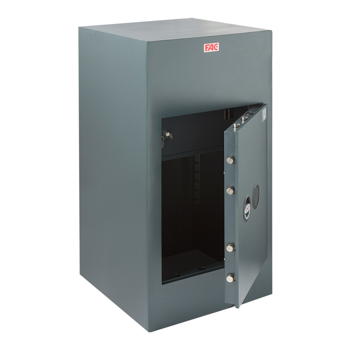 Cofre de Sobrepor 125 BBT Profissional Rasha com Ranhura Traseira Cinzento Antracite-2