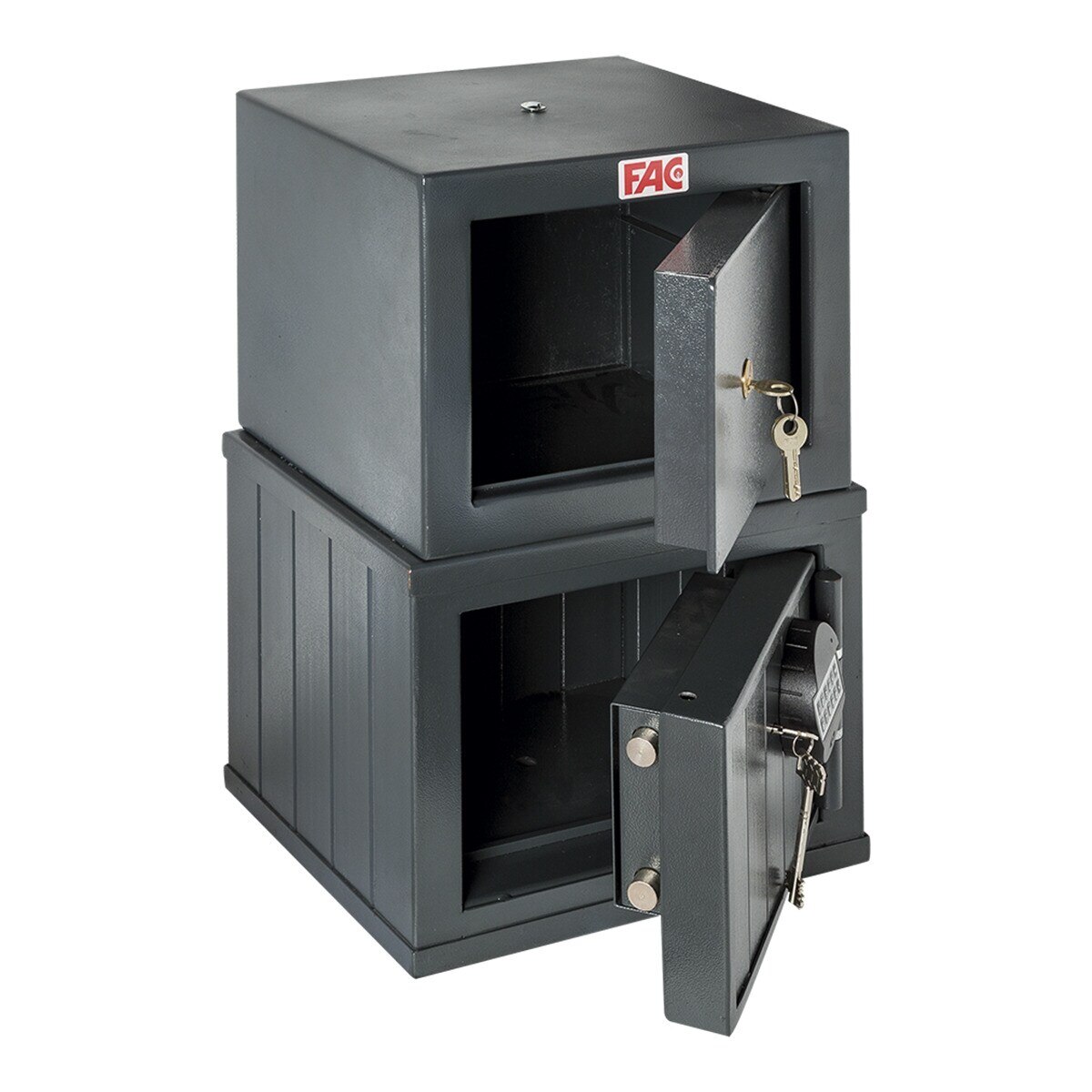 Caja Fuerte Doble Mixta Receptora MR-M Gris Antracita-2