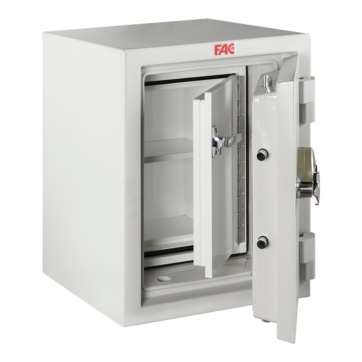 Caja Fuerte de Sobreponer Ignífuga FR-13D Blanco roto-2