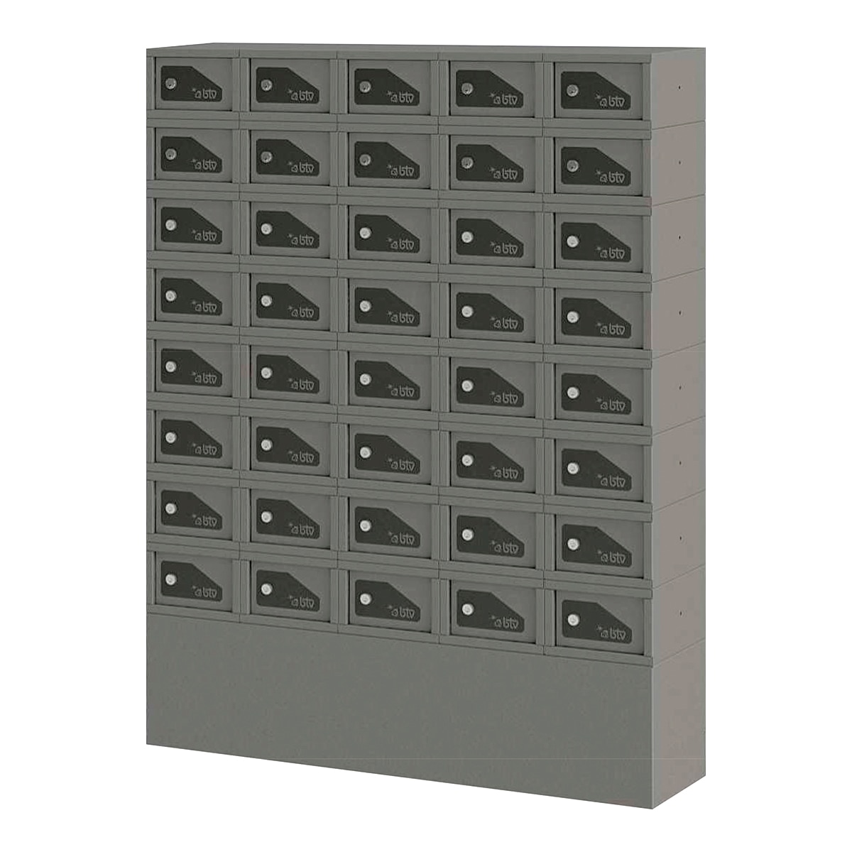 Caja Fuerte Casillero Individual Modular Gris-2
