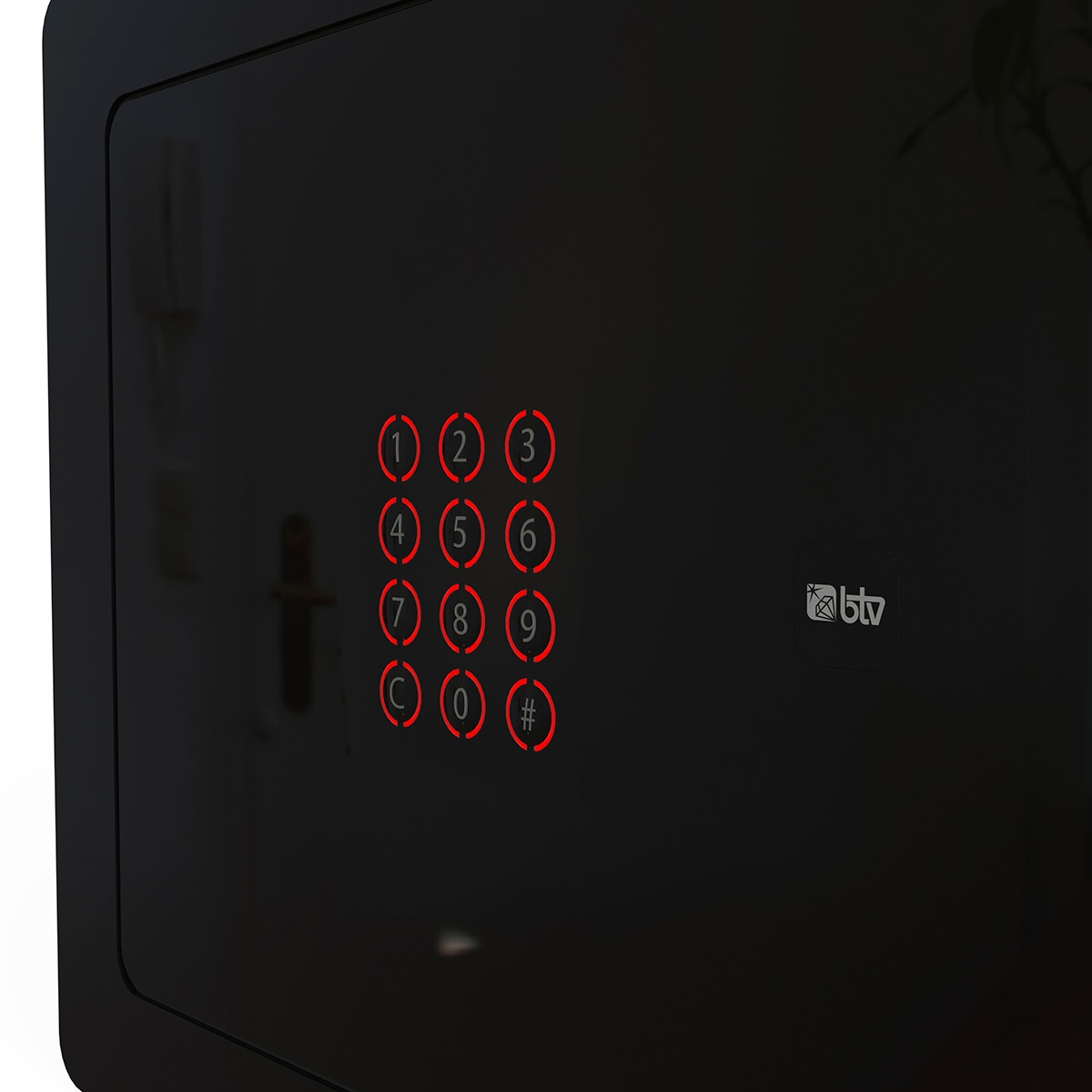 Caja Fuerte de Sobreponer Conexión Wi-Fi Gamma Negro-5