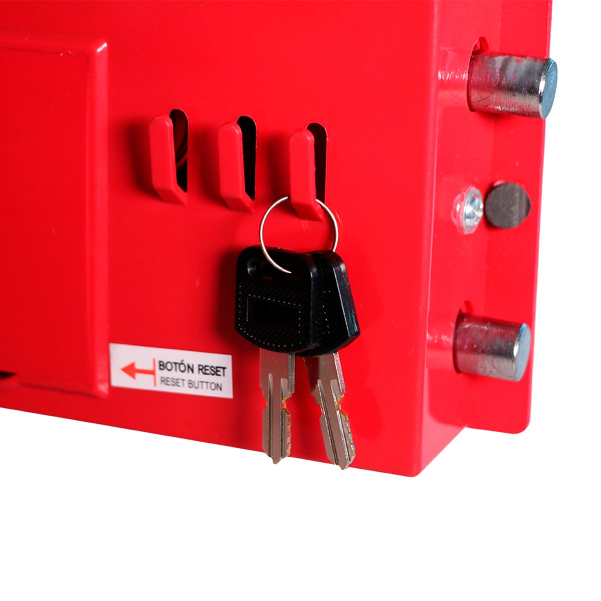 Cofre de Sobrepor Minibank Vermelho-3