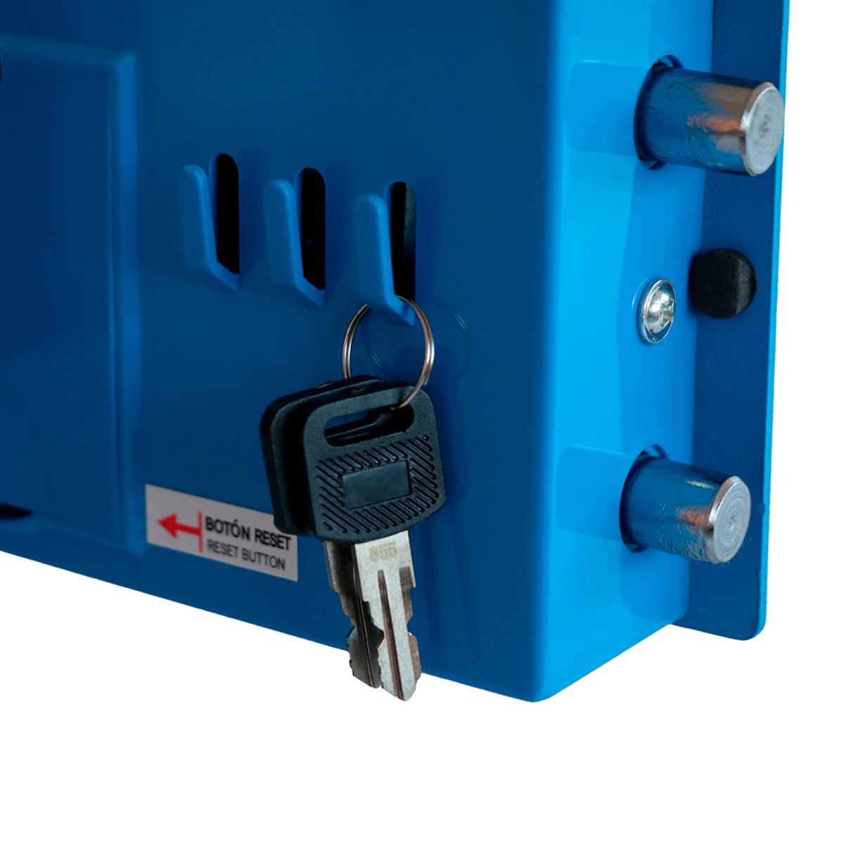 Caja Fuerte de Sobreponer Minibank Azul-4