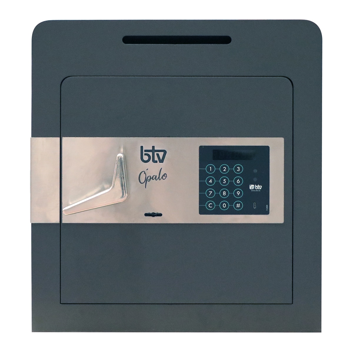 Caja Fuerte de Sobreponer Ópalo E-40 con Ranura Antracita / Azul-3