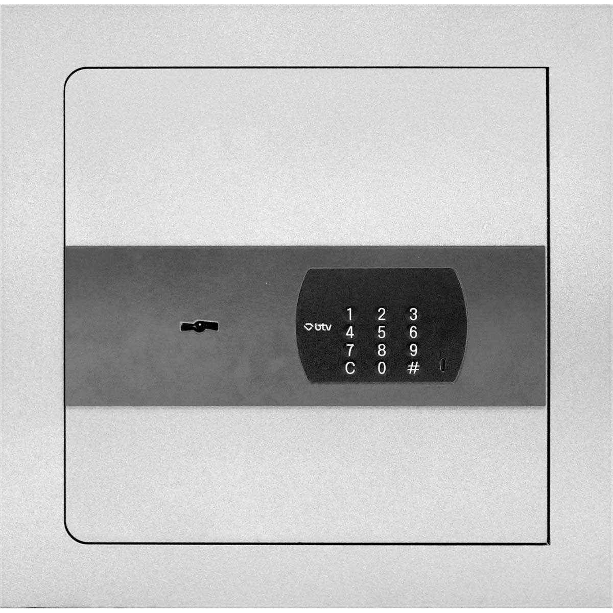 Cofre Eletrónico de Sobrepor Quartzo E-40 Cinzento-3