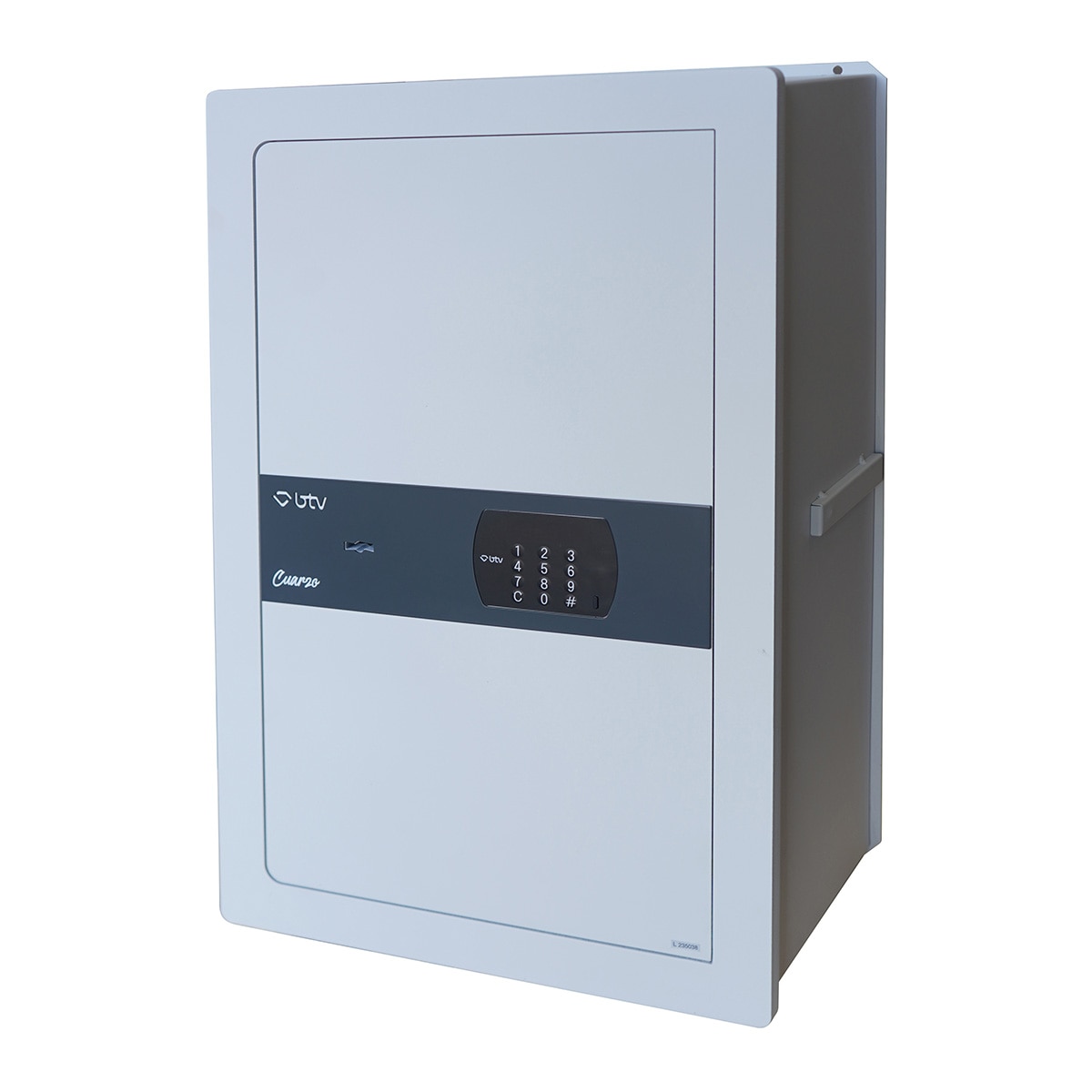 Caja Fuerte Electrónica de Empotrar Cuarzo WE-70 Gris-2