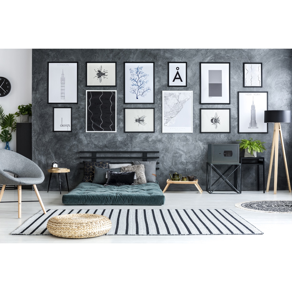 Caja Fuerte Electrónica de Sobreponer Decora E-25 Grafito-4