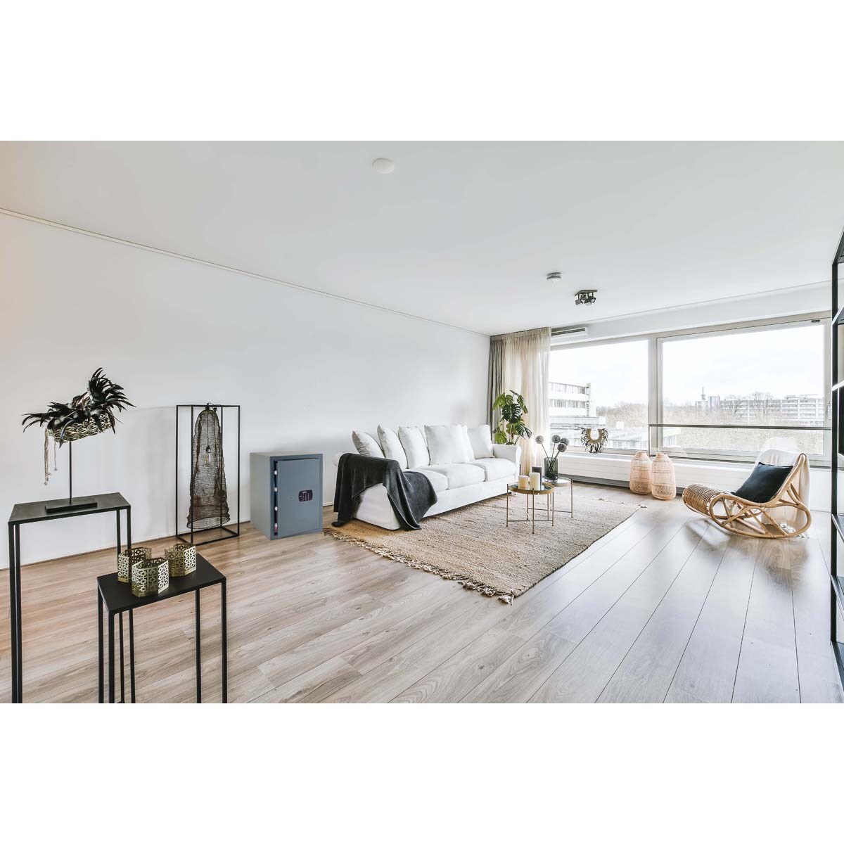 Caja Fuerte Electrónica de Sobreponer Decora E-50 Grafito-5