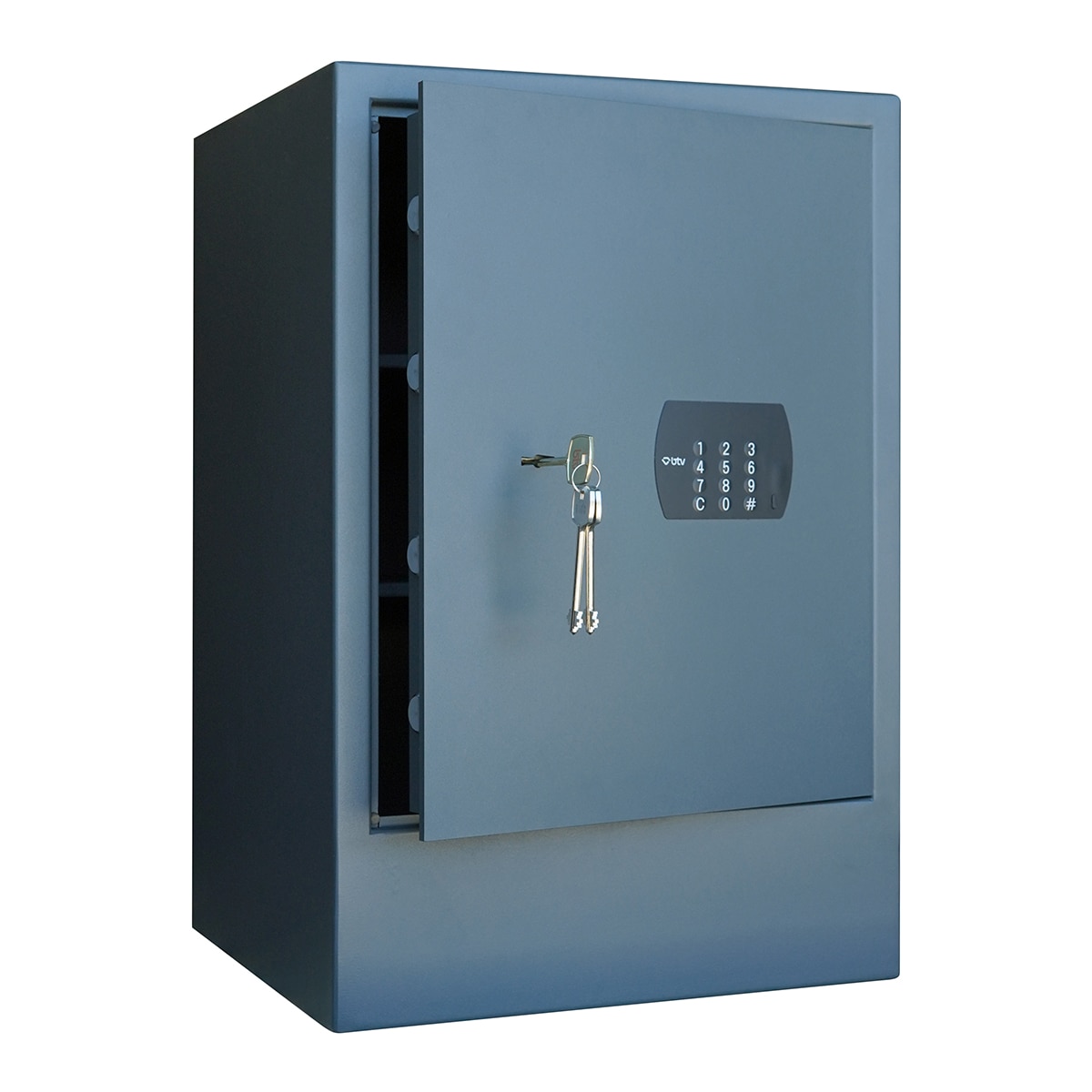Caja Fuerte Electrónica de Sobreponer Decora E-60 Grafito-2