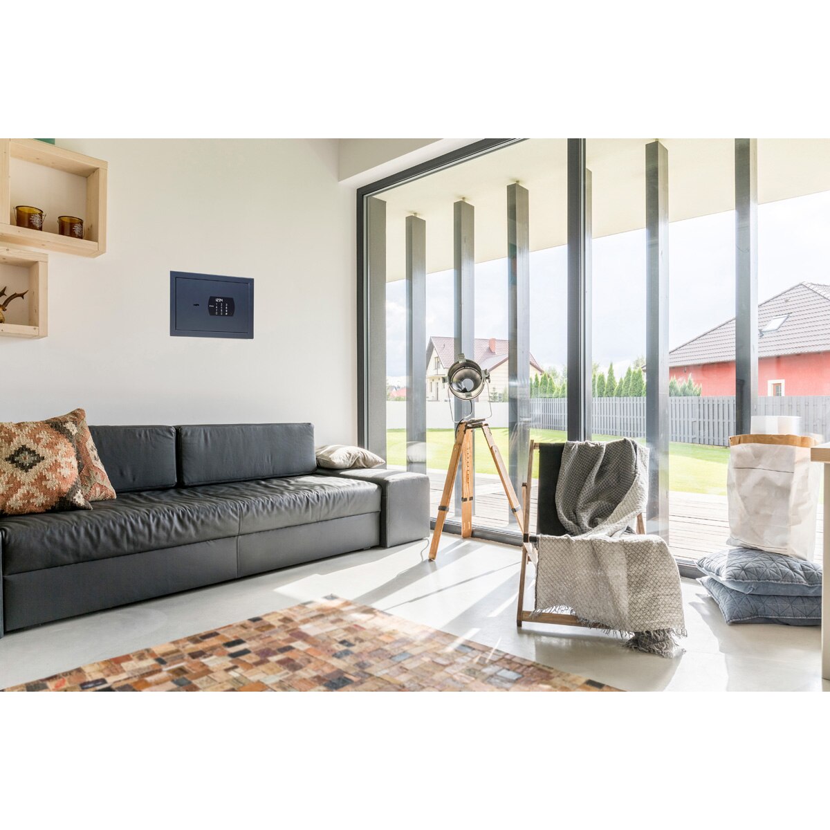 Caja Fuerte Electrónica de Empotrar Decora WE-25 Antracita-4