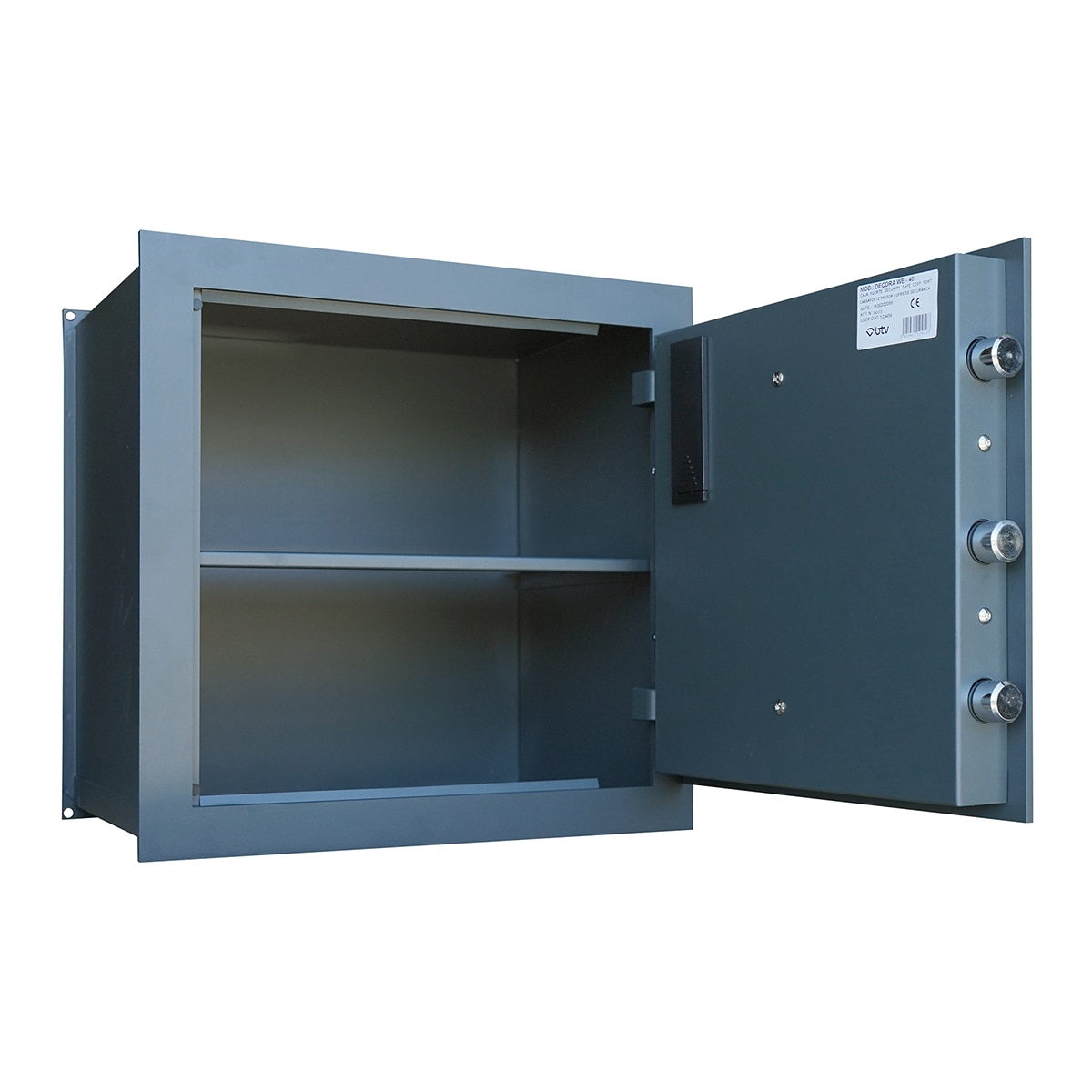 Caja Fuerte Electrónica de Empotrar Decora WE-40 Antracita-4