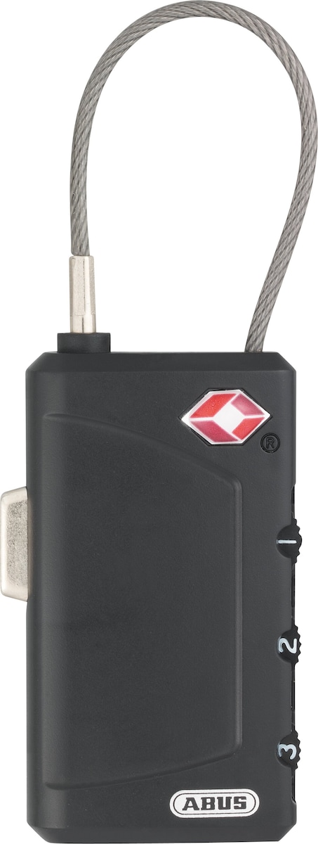 Candado Combinación TSA con Cable Negro-1