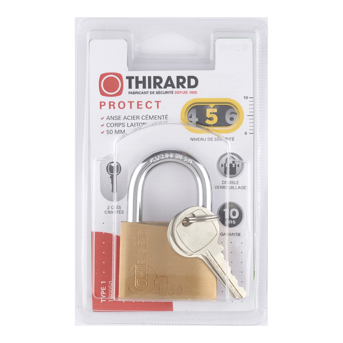 Candado Latón Type 1 Protect Latón-2