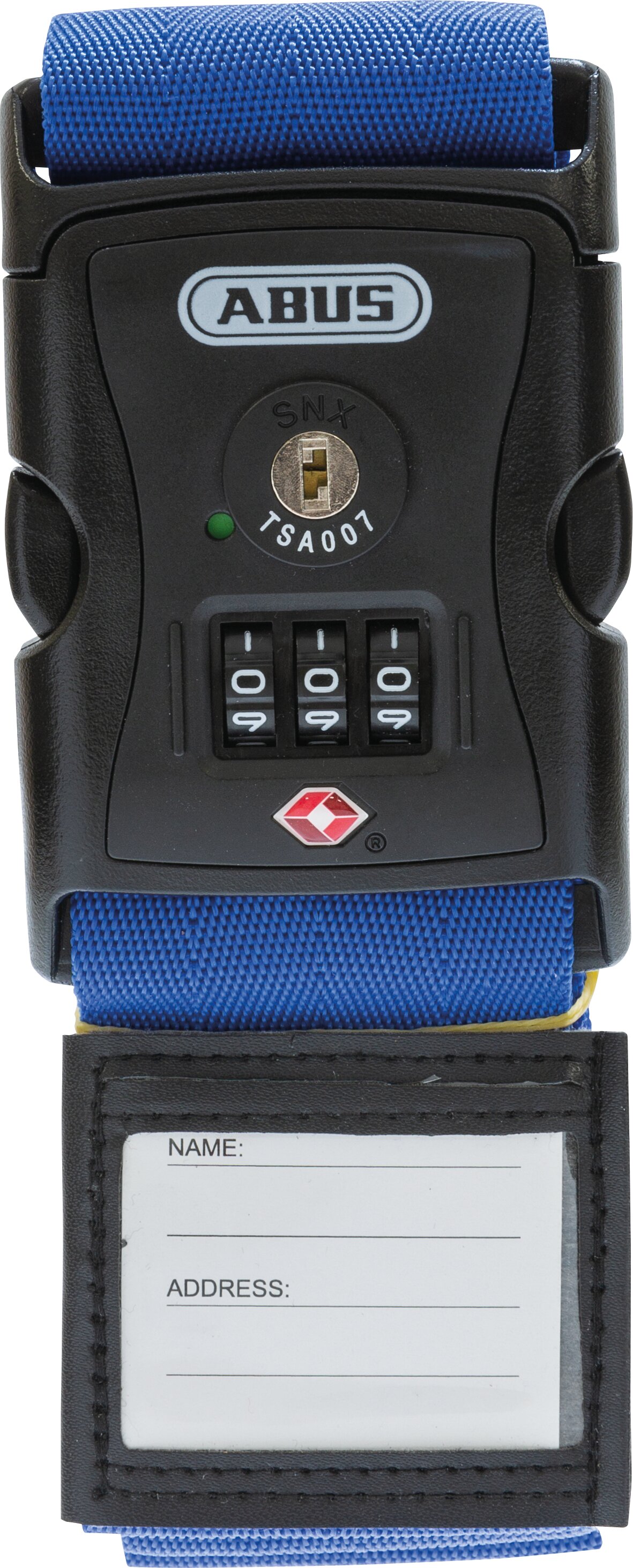 Abus - Correa para Maletas TSA Combinación AZ.